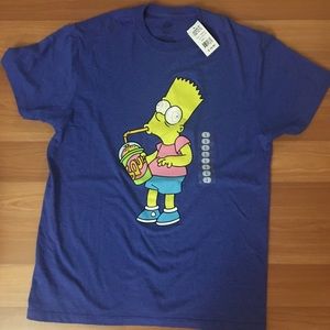 Men’s Bart Simpson novelty T-shirt. Size L.